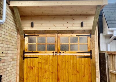 bespoke car port verwood after